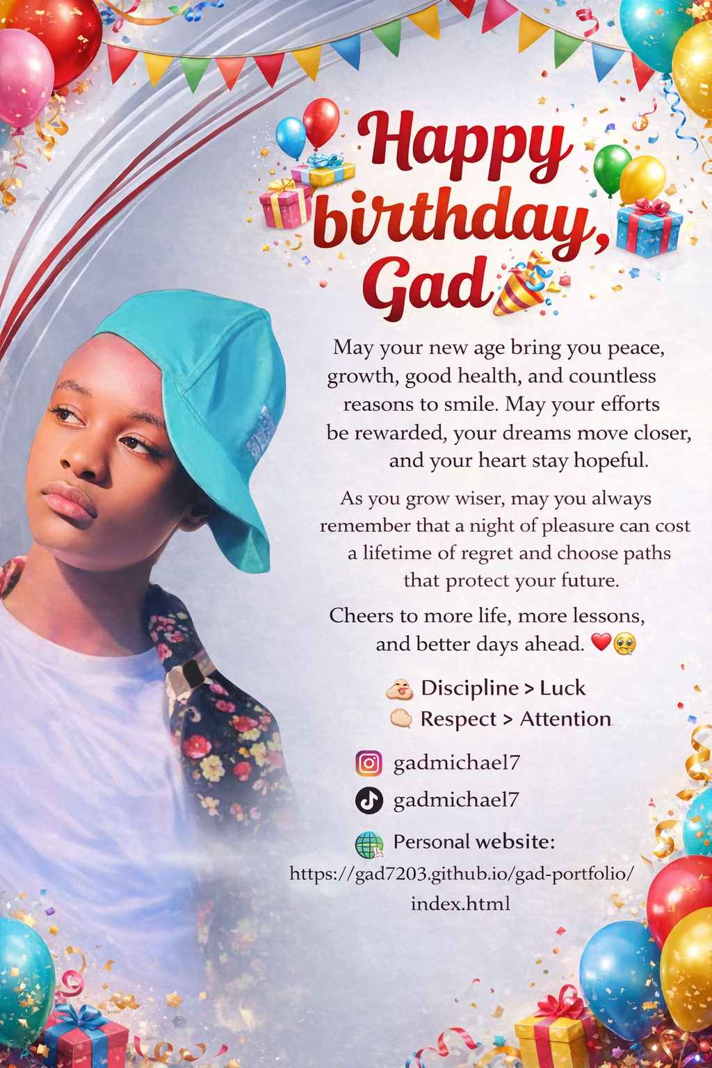 wornu gadmichael's birthday